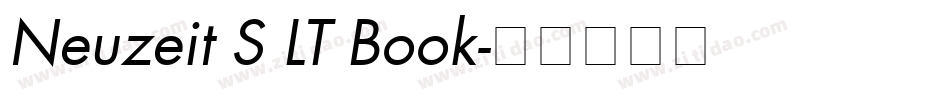 Neuzeit S LT Book字体转换